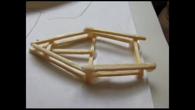 DIY || Объемная открытка-поделка из спичек и палочек для мороженого (ЧАСТЬ 1) смотреть онлайн