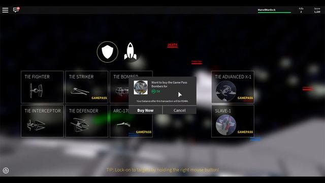 STAR WARS Fighter Cruiser Battle (Roblox) смотреть онлайн