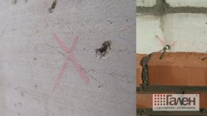 Монтаж гибких связей 'Гален' для газобетона