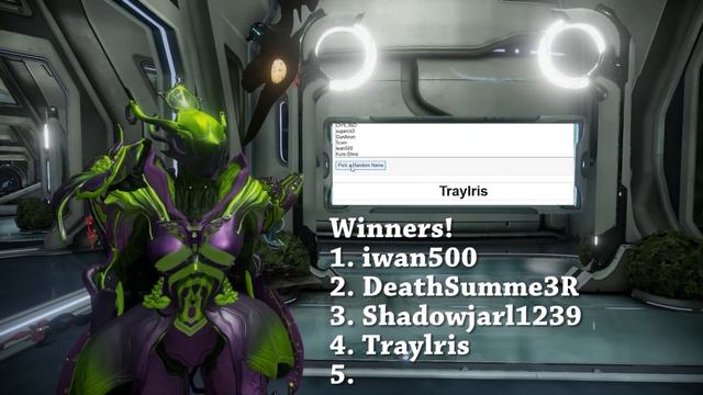 Warframe | Platinum Contest Winners! смотреть онлайн