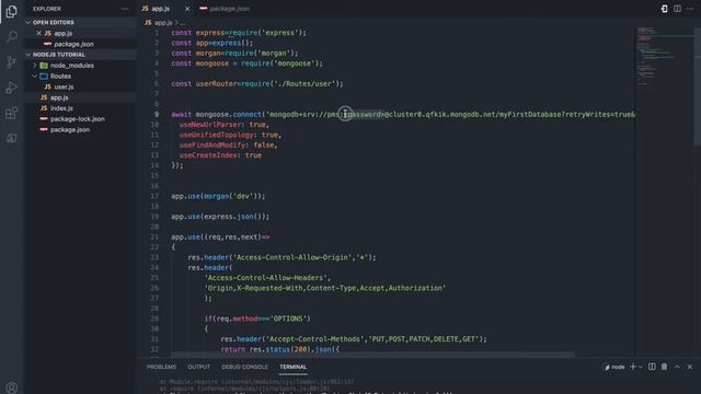 NodeJs Connect with Mongo Atlas Database 05- API Development in NodeJS using Express -(2021) смотреть онлайн