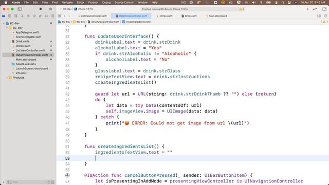 CocktailDB API in Swift & iOS Part 6 Consolidating Multiple Optional Strings into a single text a смотреть онлайн