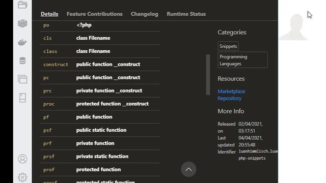 Php Extension For Vscode 2021 смотреть онлайн