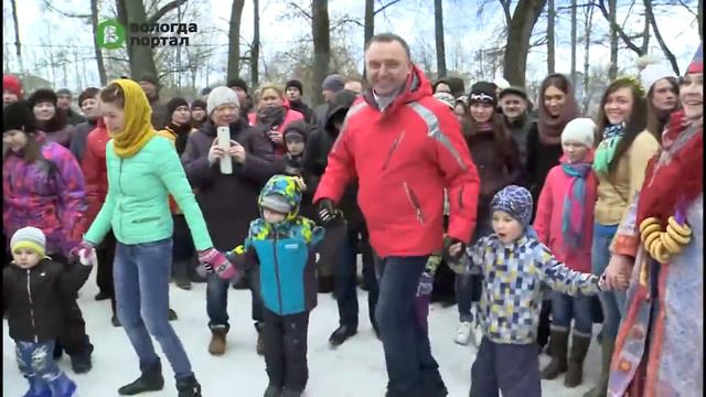 Широкую Масленицу отпраздновали в Вологде смотреть онлайн