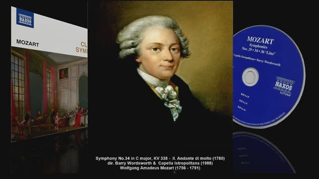 W.A. Mozart - Symphony No.34 in C major K.338 (dir. Barry Wordsworth , 1988) смотреть онлайн