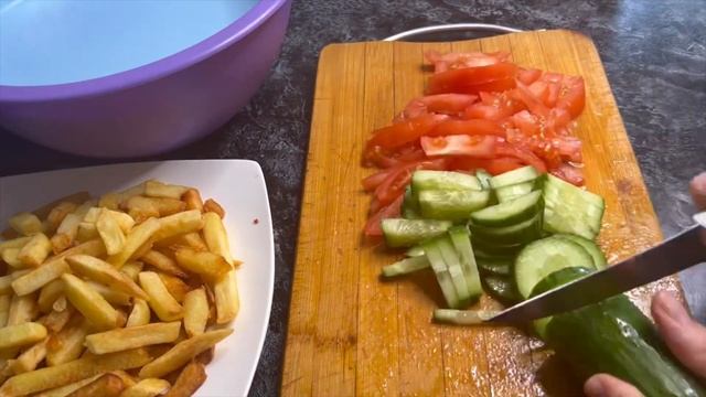 ДОНЕР.В домашних условиях. Үй жағдайында донер. Өте оңай рецепт. қазақша рецепт смотреть онлайн