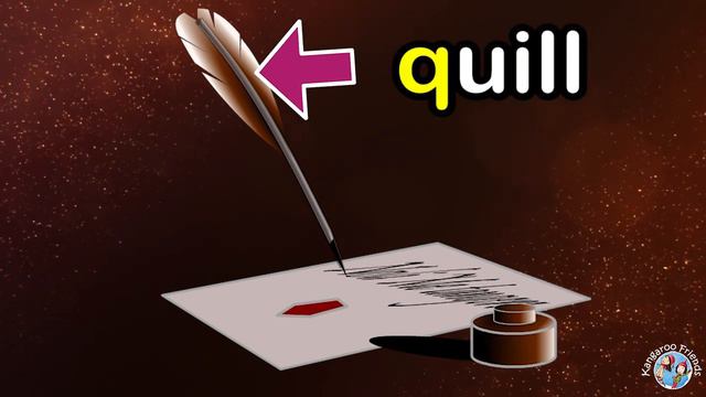 Letter “Q” _ Q Is For Queen Quail Quilt Question_ ABC 英文字母Q
