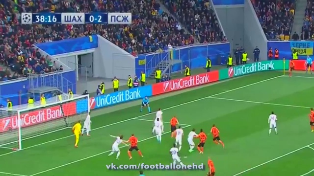 Shakhtar Donetsk 0-3 Paris S-G (C1) Champions League 2015 смотреть онлайн