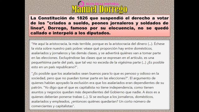 HISTORIA ARGENTINA: EL LIDER FEDERAL MANUEL DORREGO | RESUMEN DE SU CARRERA POLITICA Y FUSILAMIENTO смотреть онлайн