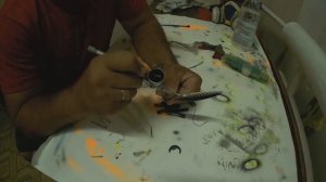 Покраска воблера с эффектом 3-д чешуи !