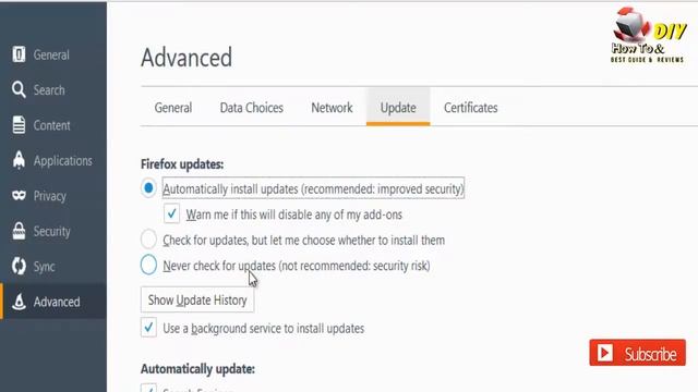 How to Disable Updates in Mozilla Firefox - Latest version of 2017. смотреть онлайн
