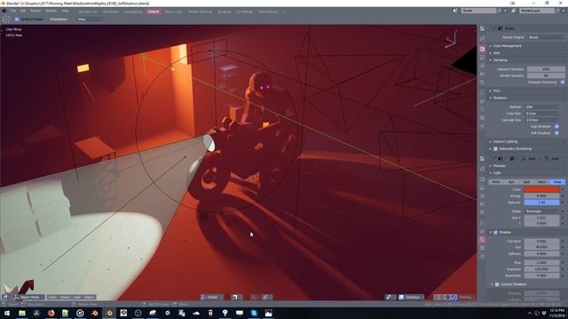 Blender 2.8 Soft Shadows in EEVEE | Quick Tips смотреть онлайн