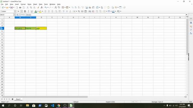 1 - Libreoffice Calc Spritesheet Beginner To Advanced | Introduction, Cell, Column, Row, Basic Too смотреть онлайн