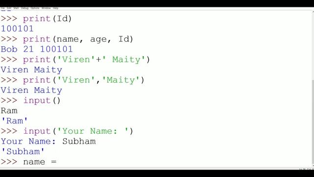 Python Tutorial for Beginners Part 3 | Input-output operation in python | print() | input() смотреть онлайн