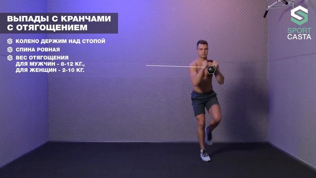 216. ВЫПАДЫ С КРАНЧАМИ С ОТЯГОЩЕНИЕМ. смотреть онлайн