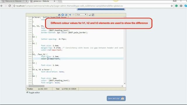 Editing header style (borders and font style) via CSS смотреть онлайн