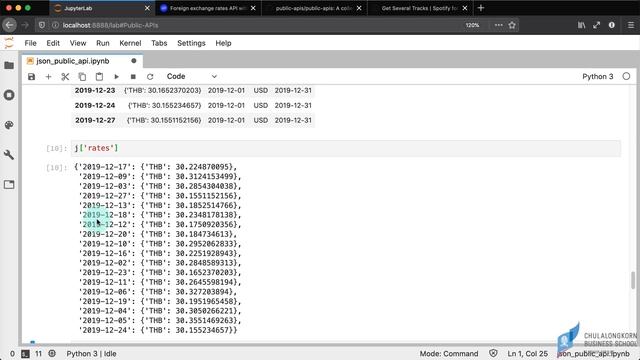 สอน pandas: ดึงข้อมูล JSON จาก public RESTful APIs เช่น อัตราแลกเปลี่ยน พยากรณ์อากาศ Pokemon смотреть онлайн