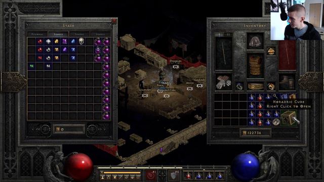 Diablo II: Resurrected | Part 10 | Amulet of the Viper and Tainted Sun (Sorceress) смотреть онлайн