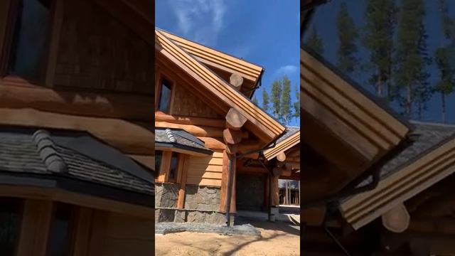 Дом из Сибирской лиственницы по технологии Post and Beam смотреть онлайн