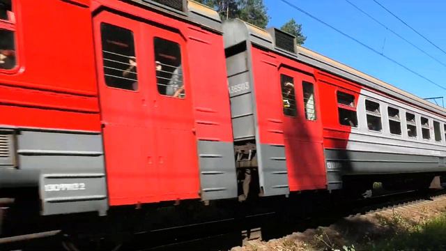 ЭД4М-0365 "Смена" сообщением Санкт-Петербург (Финляндский вокзал) — Сосново смотреть онлайн