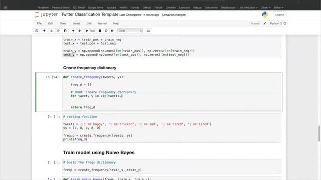 Twitter Sentiment Analysis (Naive Bayes Classifier) смотреть онлайн
