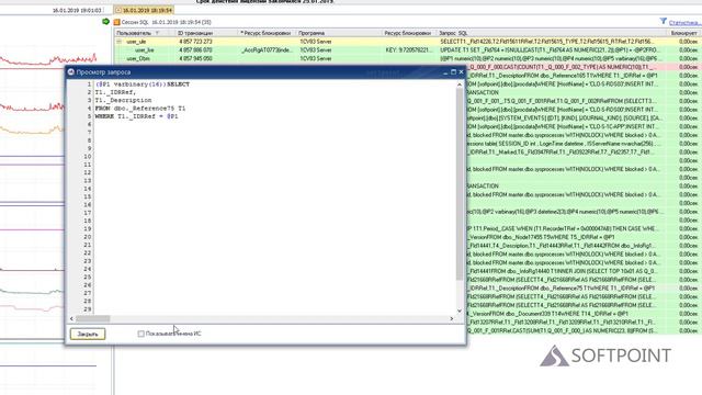 02  PERFEXPERT: Активность сессий SQL