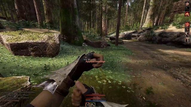 Mortal Online 2 - First PVP with new Polesword Animations (using only right swing an thrust) смотреть онлайн
