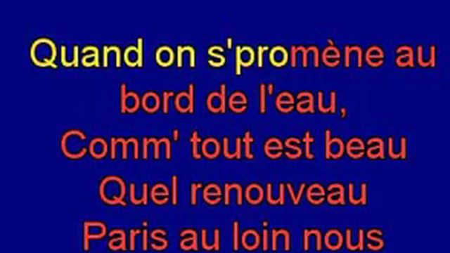 Jean Gabin Quand on S'promene Au Bord De L'eau смотреть онлайн