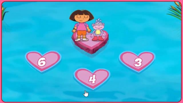 Dora the Explorer Games: Dora and the Lost Valentine - KIDS GAMES CHANNEL смотреть онлайн