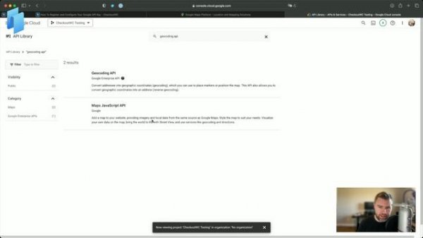 How To Register a Google API Key For Address Autocomplete and Maps