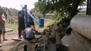 ???бурение в ручную, скважина под 125 трубу???