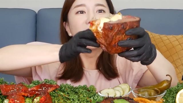 RUS SUB) кальмар морские продукты ? Опёнок зимний приготовление пищи Ssoyoung