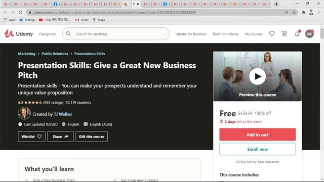 Udemy 100% Free Certificate On Paid Courses | Free online Udemy courses with certificates | Latest смотреть онлайн