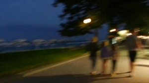 Болгария Золотые Пески - Черное море. Курорт Золотые пески прогулка по набережной