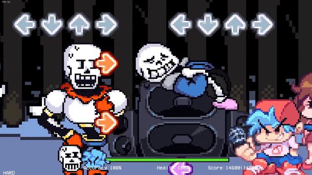 Friday Night Funkin' VS Papyrus mod [HARD] смотреть онлайн