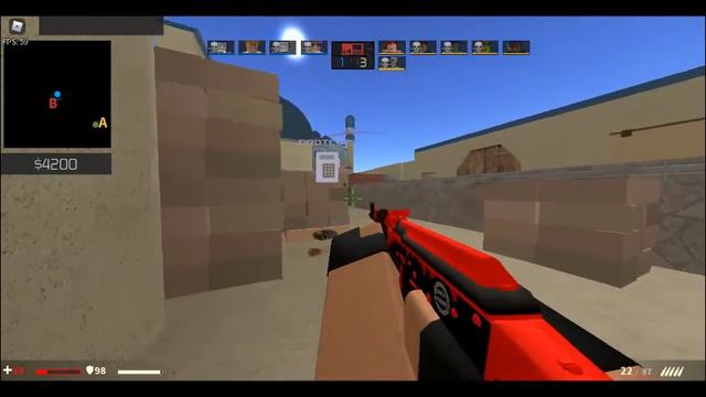 CS GO В ROBLOX ИГРАЮ БЕЗ ЧИТОВ смотреть онлайн