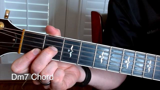 How to play a Dm7 Chord for left handed guitarists смотреть онлайн