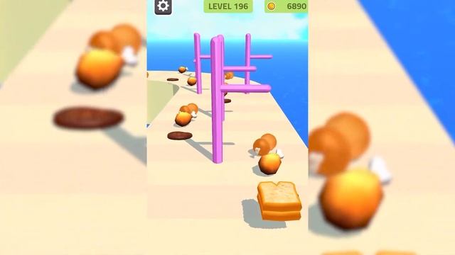 Sandwich Runner | Shape-Shifting | Tall Man Run Gameplay ALL LEVELS! Update Mobile Gaming смотреть онлайн
