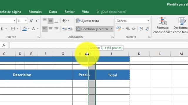 6. Curso de Excel para principiantes ⭐ Diseñando nuestra plantilla de factura para macros - Parte 2 смотреть онлайн