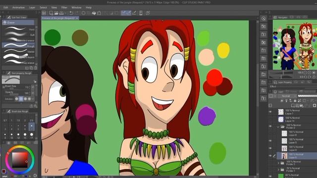 | Princess of jungle (Request) | Speedpaint смотреть онлайн