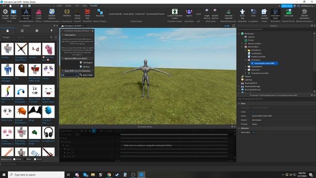 ROBLOX Animation Scaling Tutorial for Skinned Meshes смотреть онлайн