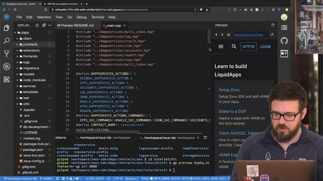 Zeus IDE: Easy Web-Based Development on EOSIO & DAPP Network (Blockchain Dev by Peter Keay) смотреть онлайн