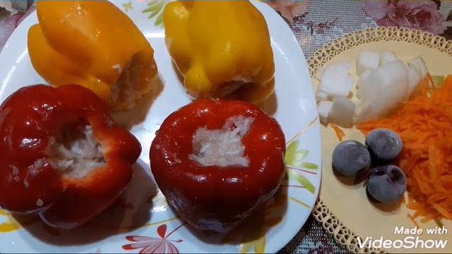 #tastyfood#recept#вкуснаяеда#рецепт ФАРШИР.ПЕРЧИК
