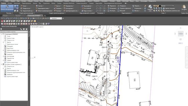 Создание топоплана масштаба 1:500 по данным БПЛА стереотопографическим методом
