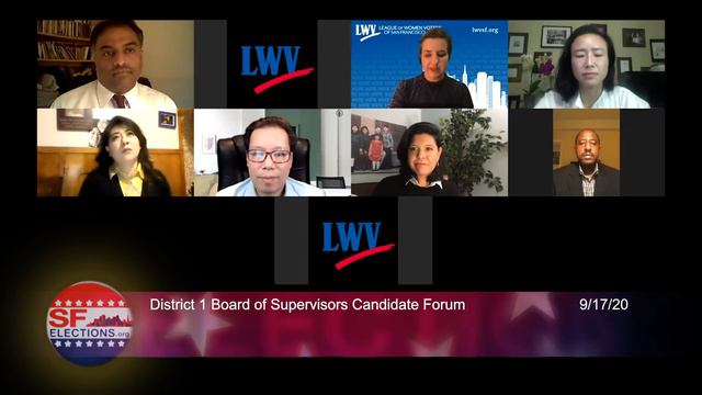 District 1 Board of Supervisors Candidate Forum September 17, 2020 смотреть онлайн