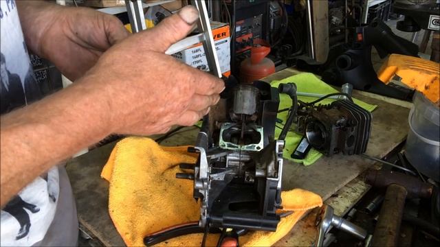 PARTNER P340 ,350,360S  Замена поршневой!