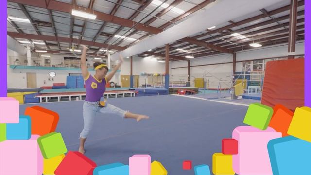 If You're Happy and You Know It | Brand New MEEKAH and Shawn Johnson Gymnastics song | Nursery Rhym смотреть онлайн