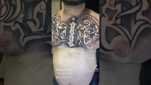 Chest Tattoo “Saint” смотреть онлайн