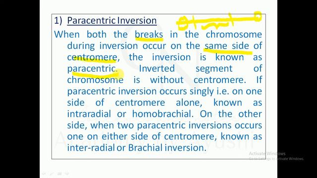 Chromosomal aberration || Inversion || Notes for B.Sc. students || Concepts and Notes || смотреть онлайн