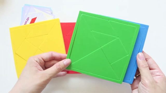 Конструктор фигуры: Танграм от компании Ракета | Старинная китайская игра пазл из 7 частей смотреть онлайн